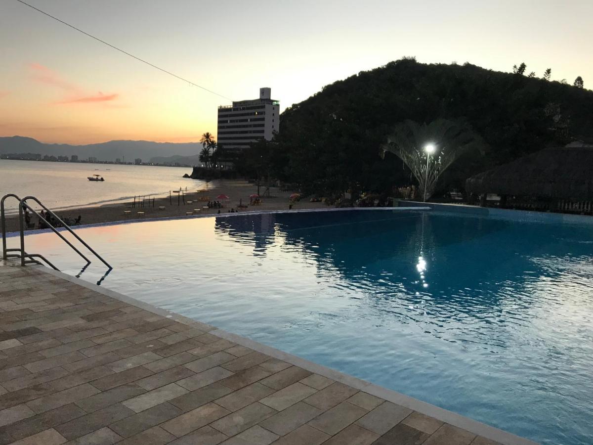 Apartamento Pe Na Areia Frente Para O Mar E Piscina Na Prainha Карагуататуба Екстер'єр фото