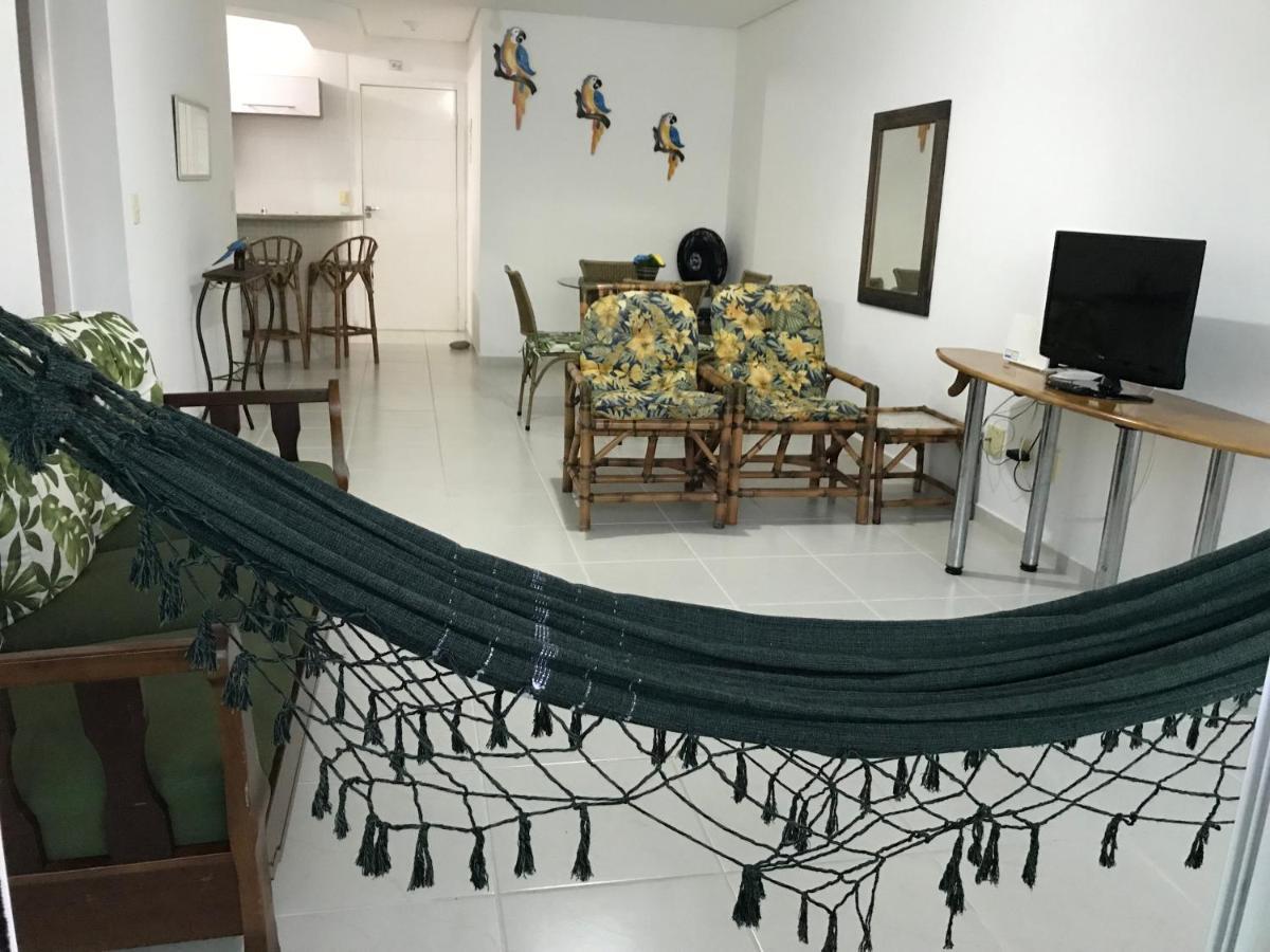 Apartamento Pe Na Areia Frente Para O Mar E Piscina Na Prainha Карагуататуба Екстер'єр фото