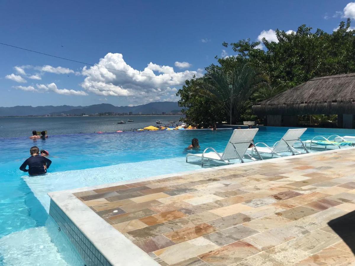 Apartamento Pe Na Areia Frente Para O Mar E Piscina Na Prainha Карагуататуба Екстер'єр фото