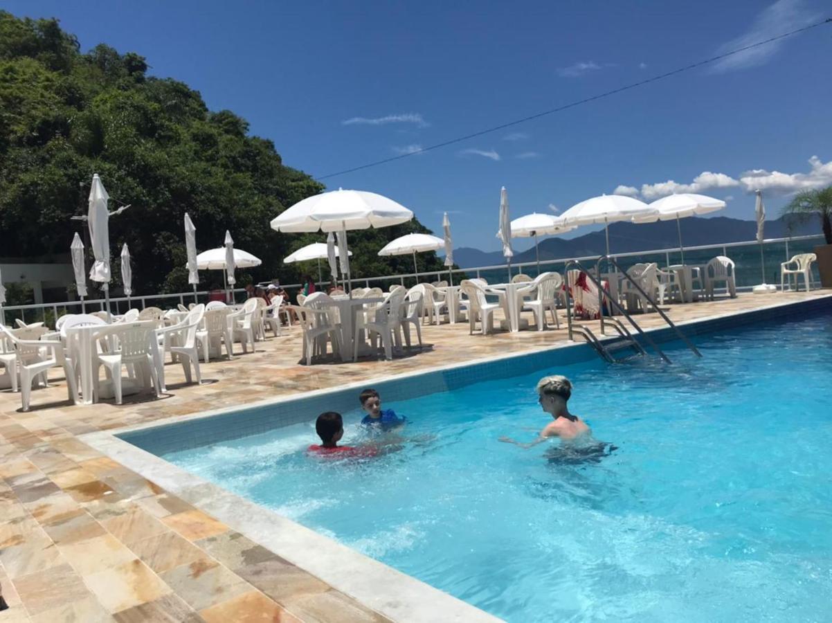 Apartamento Pe Na Areia Frente Para O Mar E Piscina Na Prainha Карагуататуба Екстер'єр фото